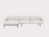 Toonzaalmodel Outline zetel met chaise longue halllingdal